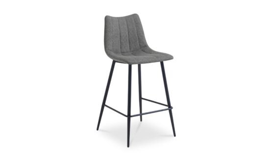 ALIBI COUNTER STOOL -SET OF TWO DARK GREY - Image 5