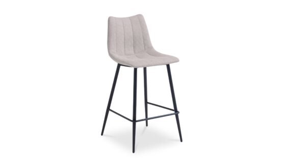 ALIBI COUNTER STOOL-SET OF TWO BEIGE - Image 5