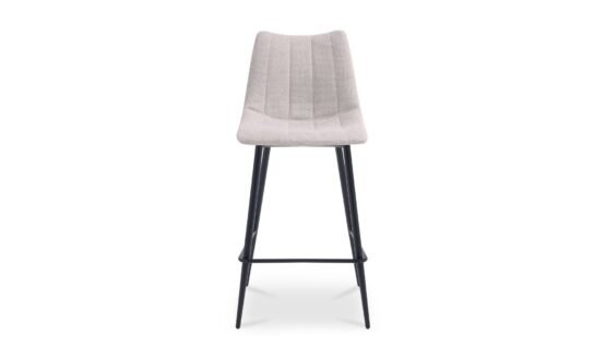 ALIBI COUNTER STOOL-SET OF TWO BEIGE - Image 4