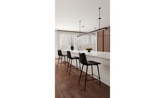 ALIBI BARSTOOL MATTE - SET OF TWO BLACK - Image 4