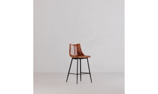 ALIBI BARSTOOL - SET OF TWO BROWN - Image 2