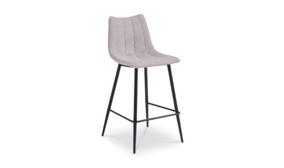 ALIBI BAR STOOL-SET OF TWO BEIGE - Image 5
