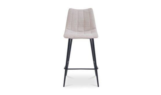 ALIBI BAR STOOL-SET OF TWO BEIGE - Image 4