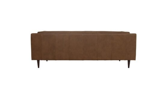 WOODS SOFA LEATHER BROWN - Image 4