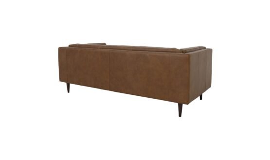 WOODS SOFA LEATHER BROWN - Image 5