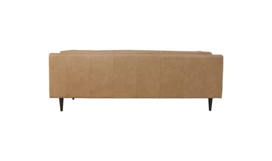 WOODS SOFA LEATHER TAN - Image 4