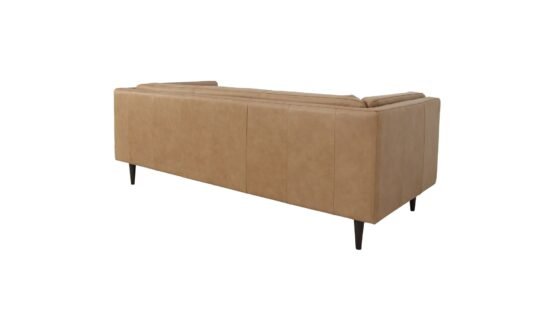 WOODS SOFA LEATHER TAN - Image 5