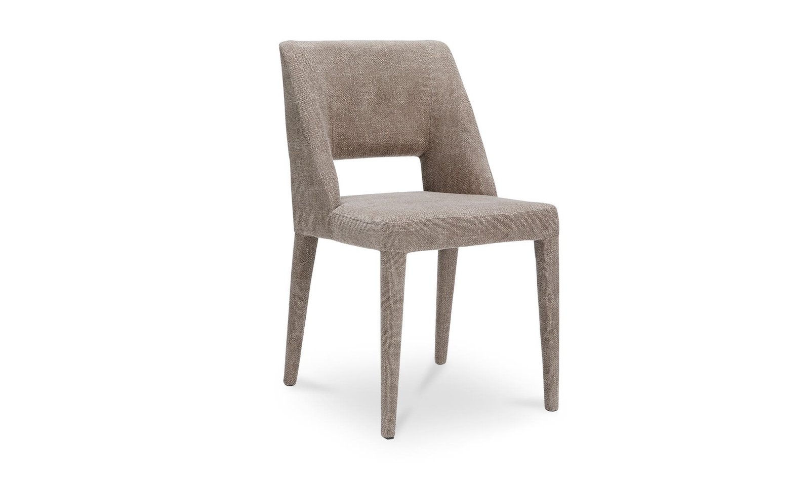 JOYCE DINING CHAIR-SET OF TWO LIGHT BROWN - Image 5
