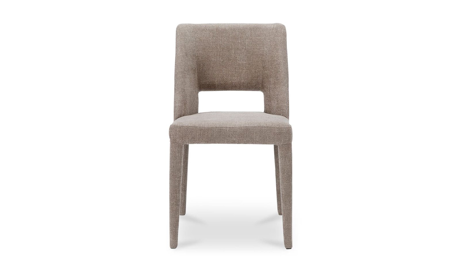 JOYCE DINING CHAIR-SET OF TWO LIGHT BROWN - Image 4