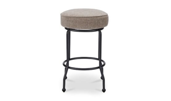 KELSEY SWIVEL COUNTER STOOL LIGHT BROWN