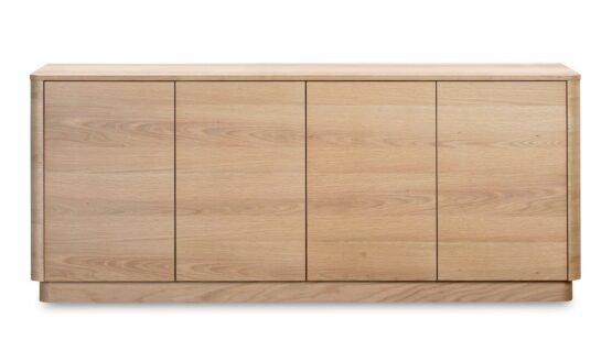 ROUND OFF SIDEBOARD NATURAL OAK BROWN