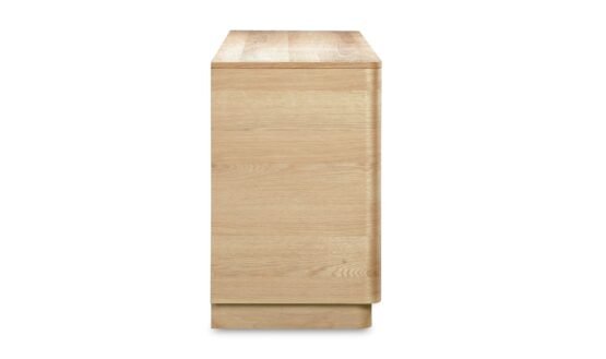 ROUND OFF SIDEBOARD NATURAL OAK BROWN - Image 5