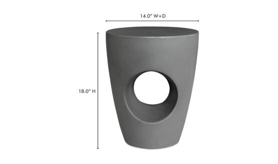 AYLARD OUTDOOR STOOL GREY DARK GREY - Image 4