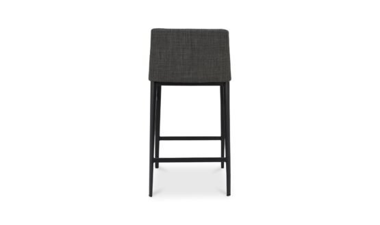 BARON COUNTER STOOL CHARCOAL GREY WHITE - Image 4