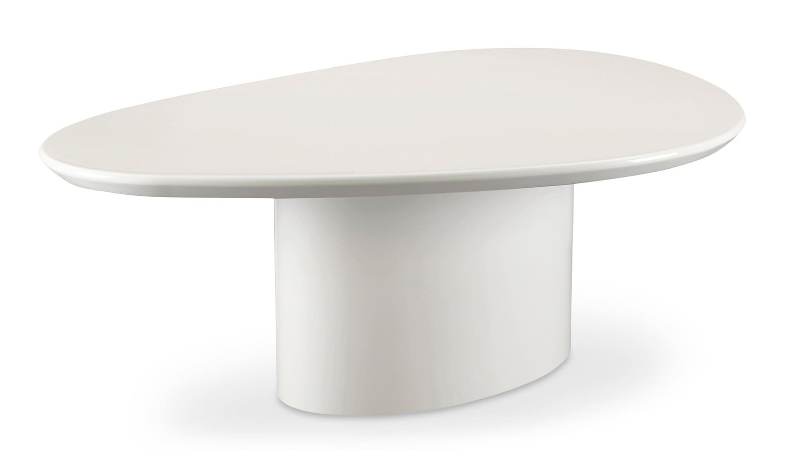 EDEN COFFEE TABLE IVORY LACQUER VINTAGE BROWN - Image 3