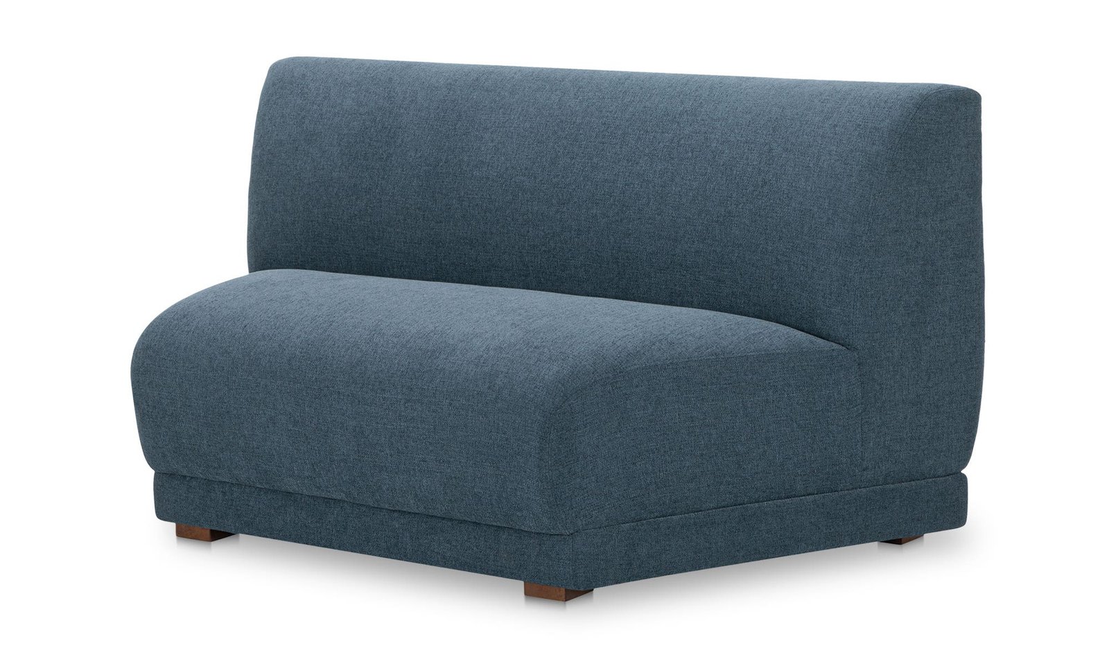 FRASER WEDGE SLIPPER CHAIR DEEP BLUE OFF WHITE - Image 4