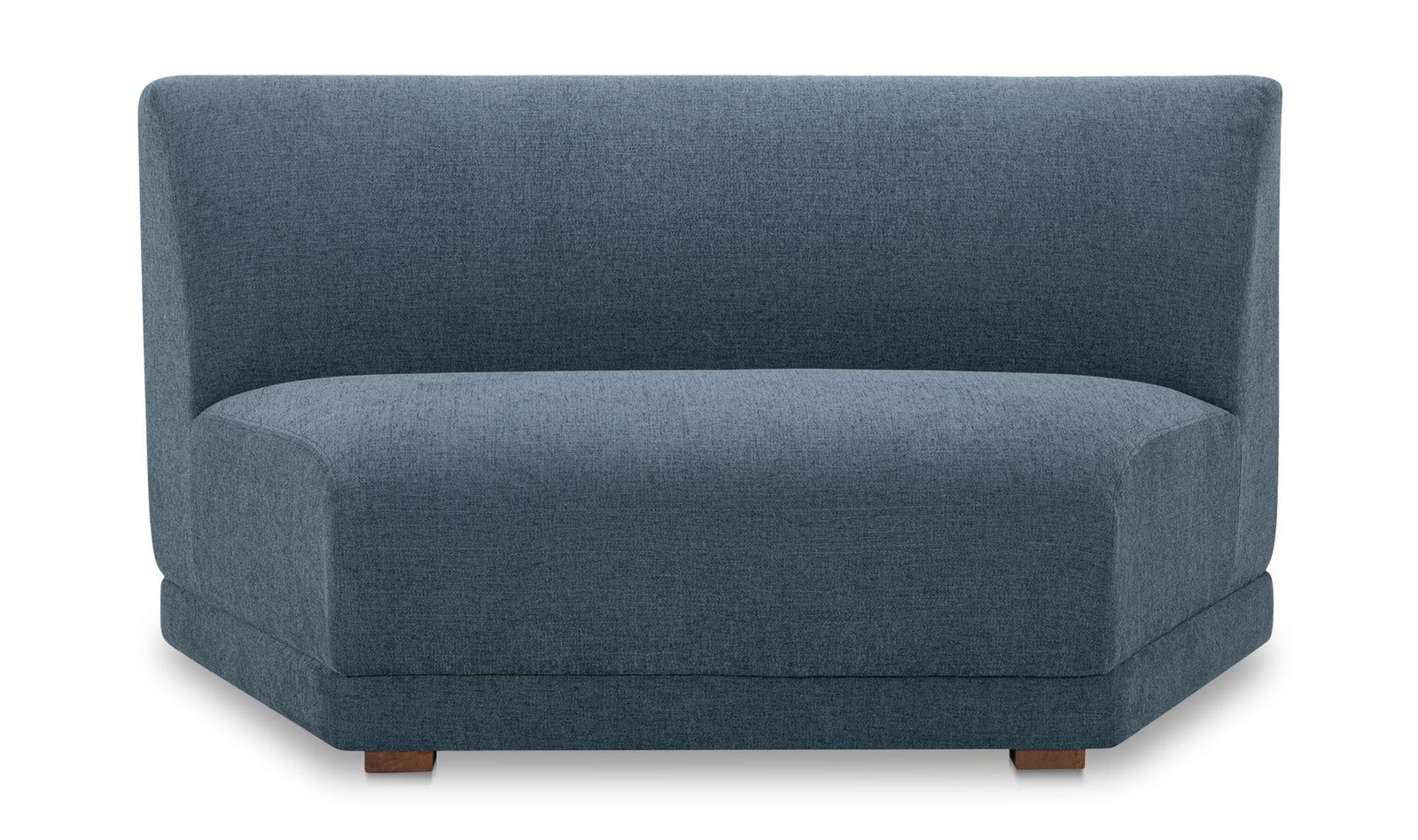 FRASER WEDGE SLIPPER CHAIR DEEP BLUE OFF WHITE