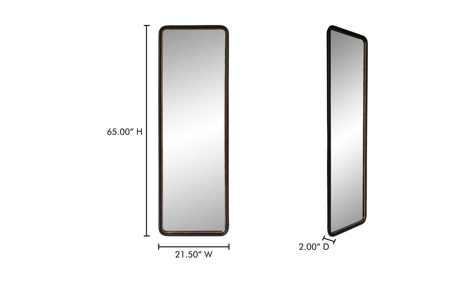SAX TALL MIRROR BROWN - Image 5