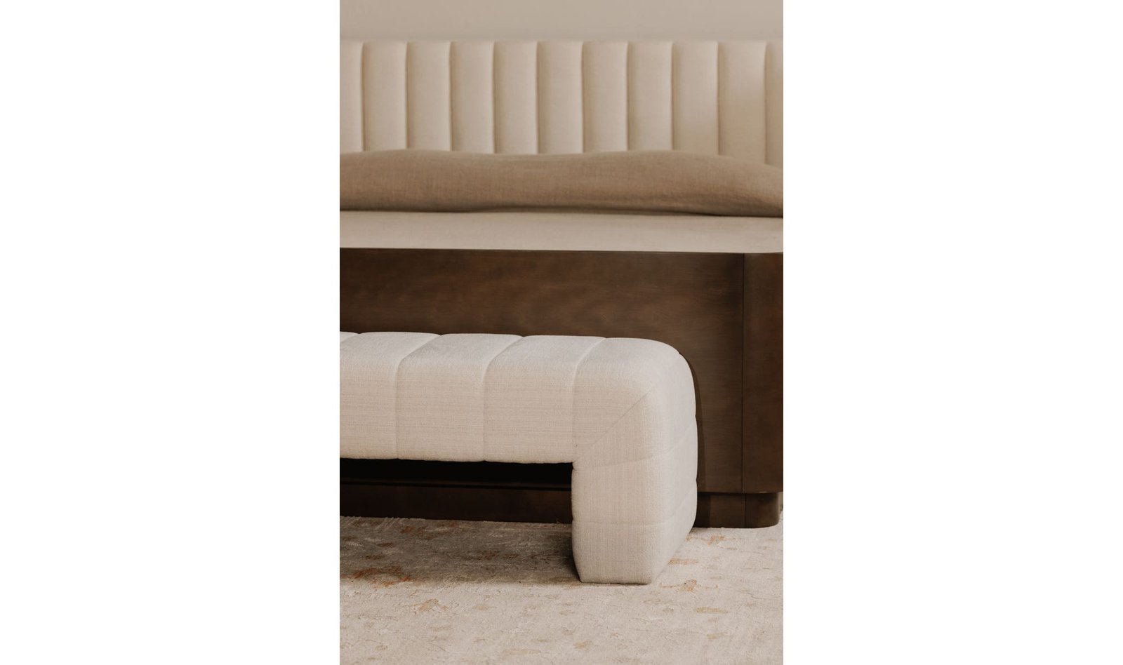 VERITY BENCH OATMEAL DARK GREY - Image 3