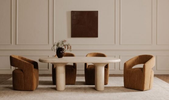 WARBY OUTDOOR DINING TABLE DEEP BRONZE - Image 4