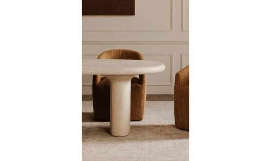WARBY OUTDOOR DINING TABLE DEEP BRONZE - Image 5