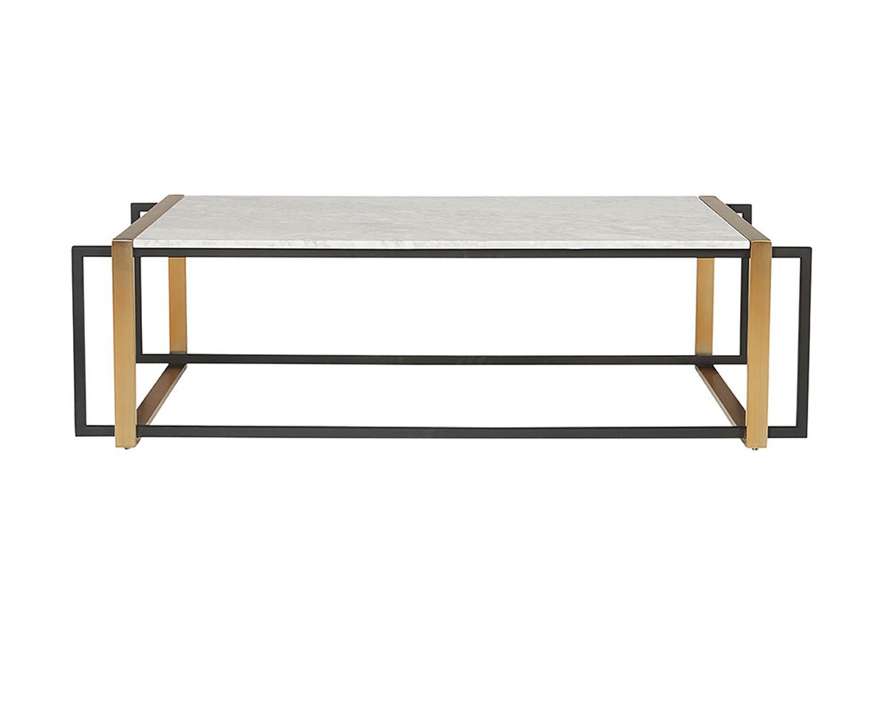 Garnet Coffee Table White Marble - Image 4