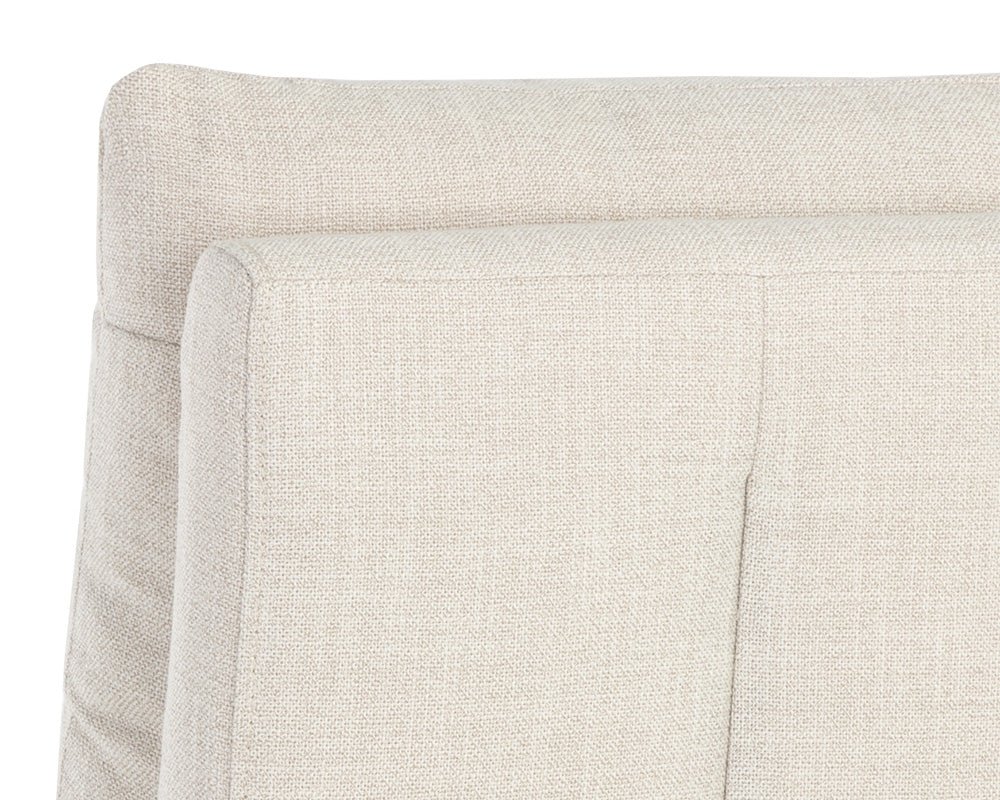 Glenrose Wheeled Dining Chair Effie Linen - Image 11