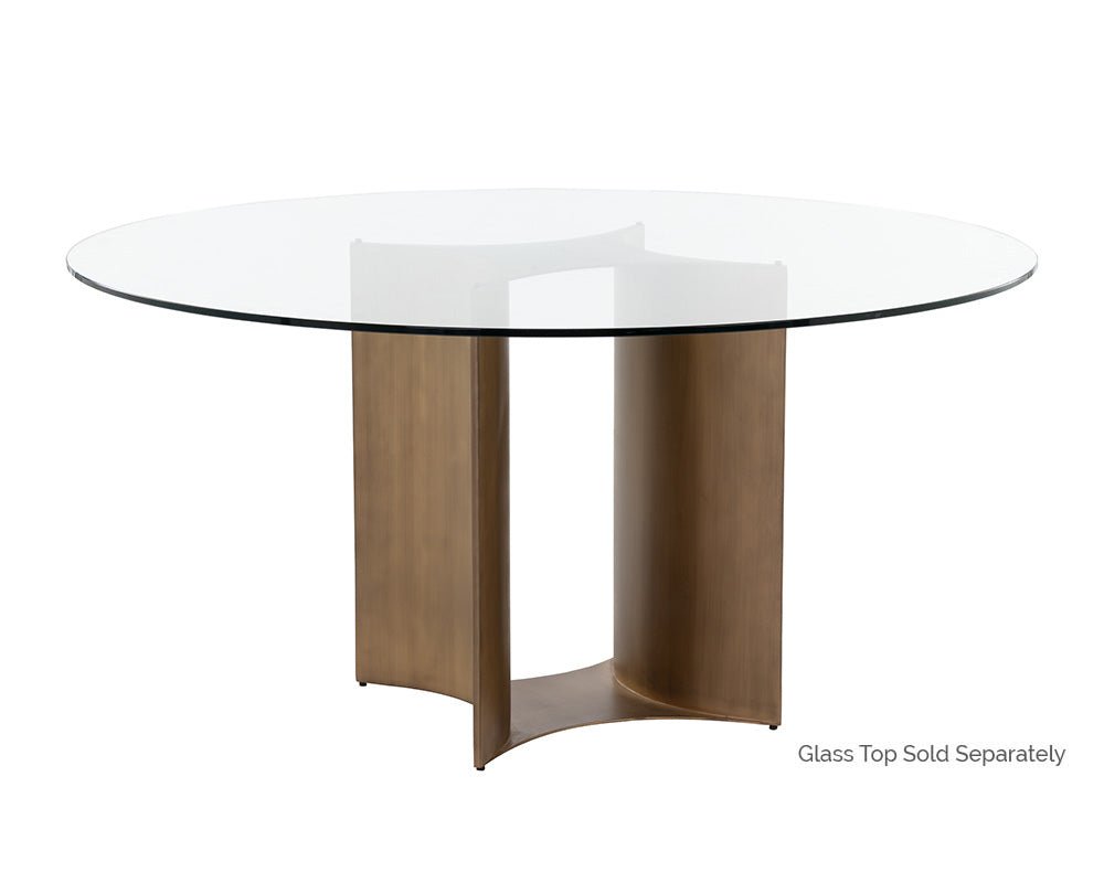 Denver Dining Table Base Antique Brass - Image 5