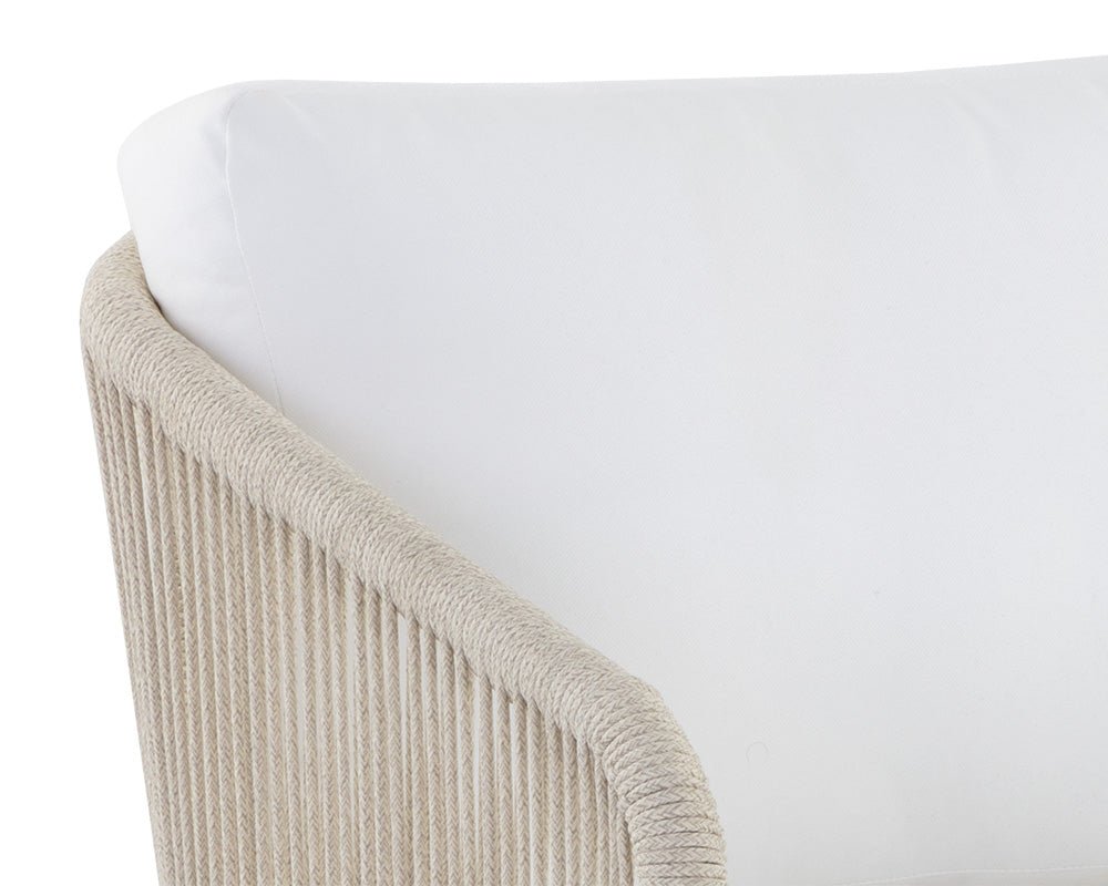 Allariz Swivel Armchair Stinson White - Image 7