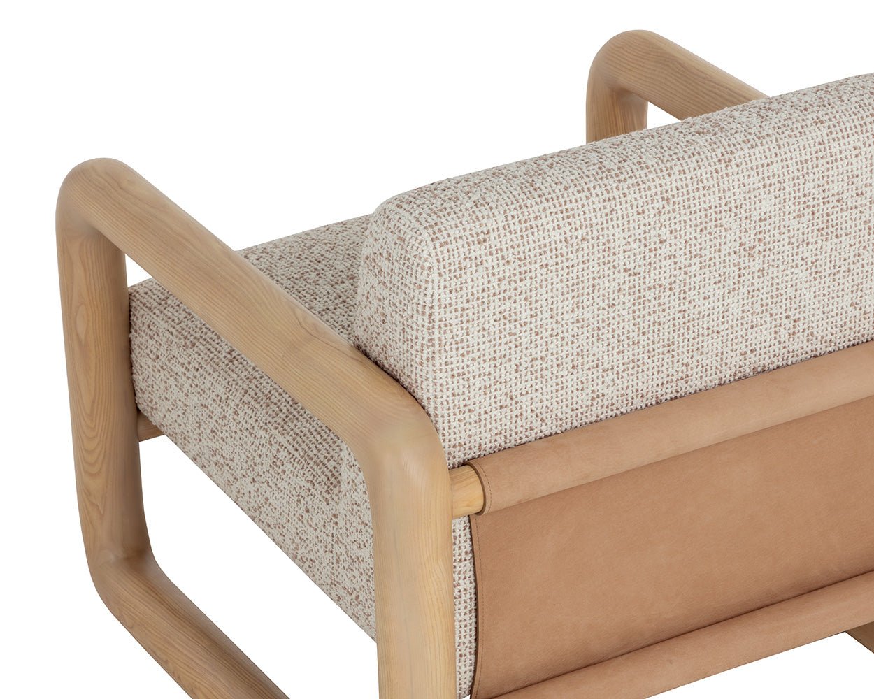 Nubo Lounge Chair Noah Ecru / Nubuck Tan - Image 7