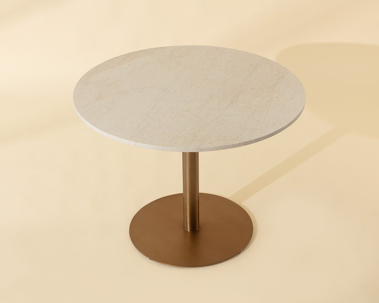 Iska Bistro Table - 39.5" Antique Brass - Image 3