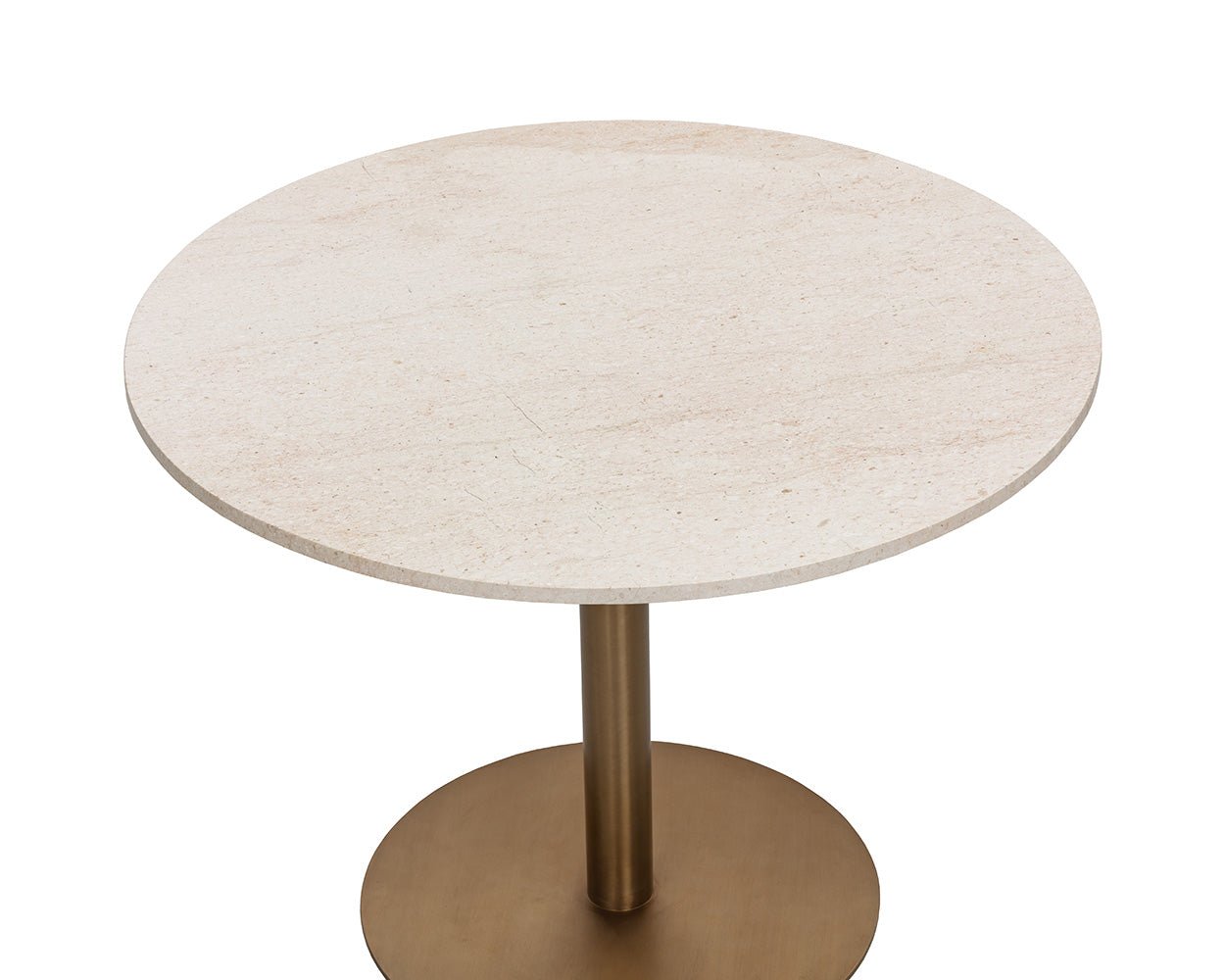 Iska Bistro Table - 39.5" Antique Brass - Image 7