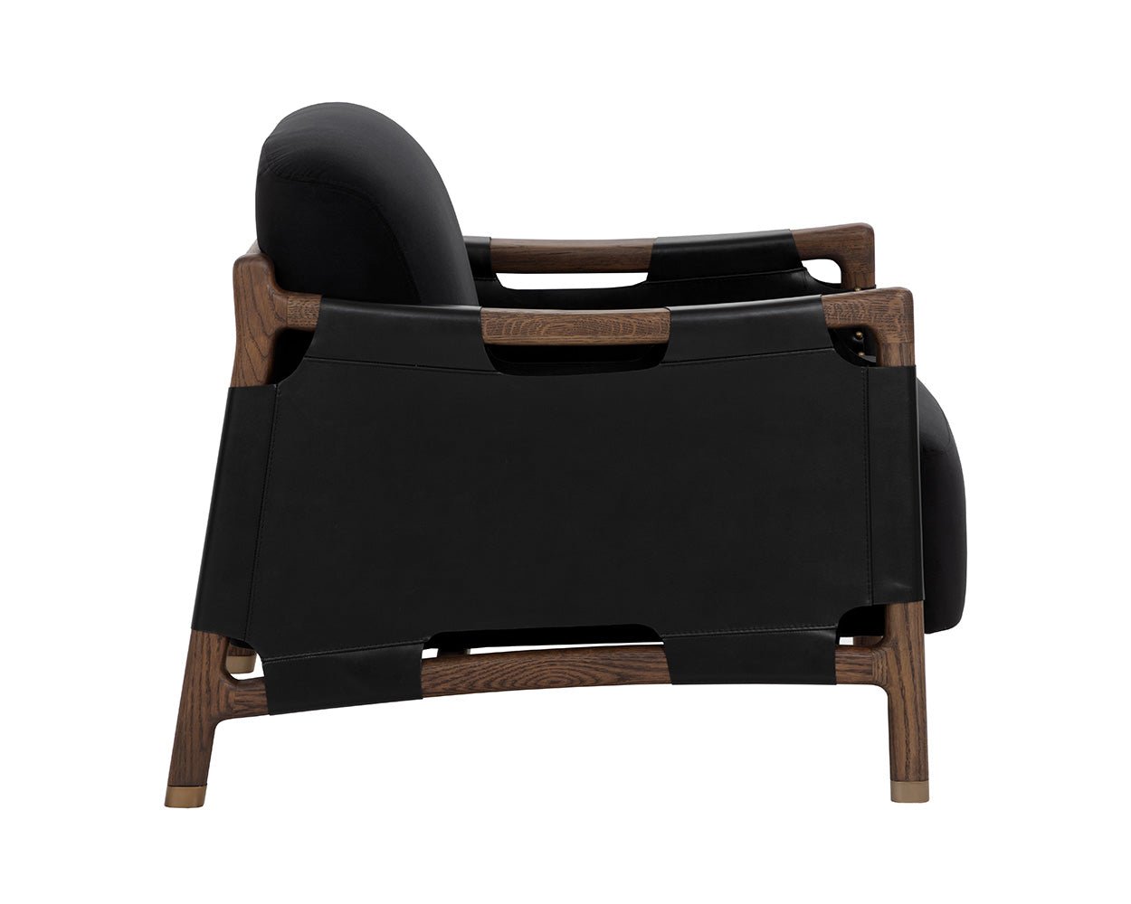 Calloway Lounge Chair - Antique Brown Abbington Black / Onyx - Image 7