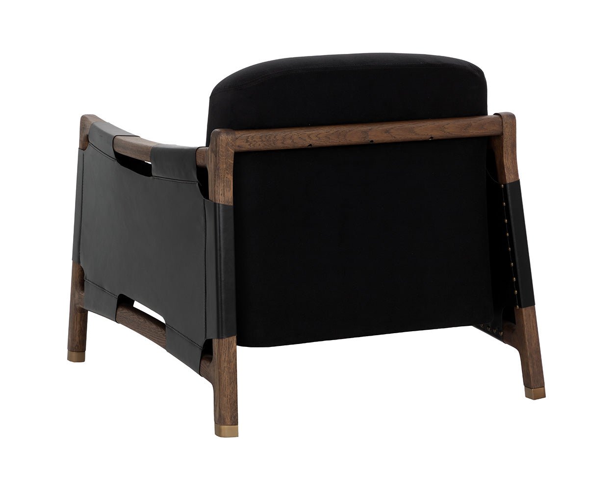 Calloway Lounge Chair - Antique Brown Abbington Black / Onyx - Image 8