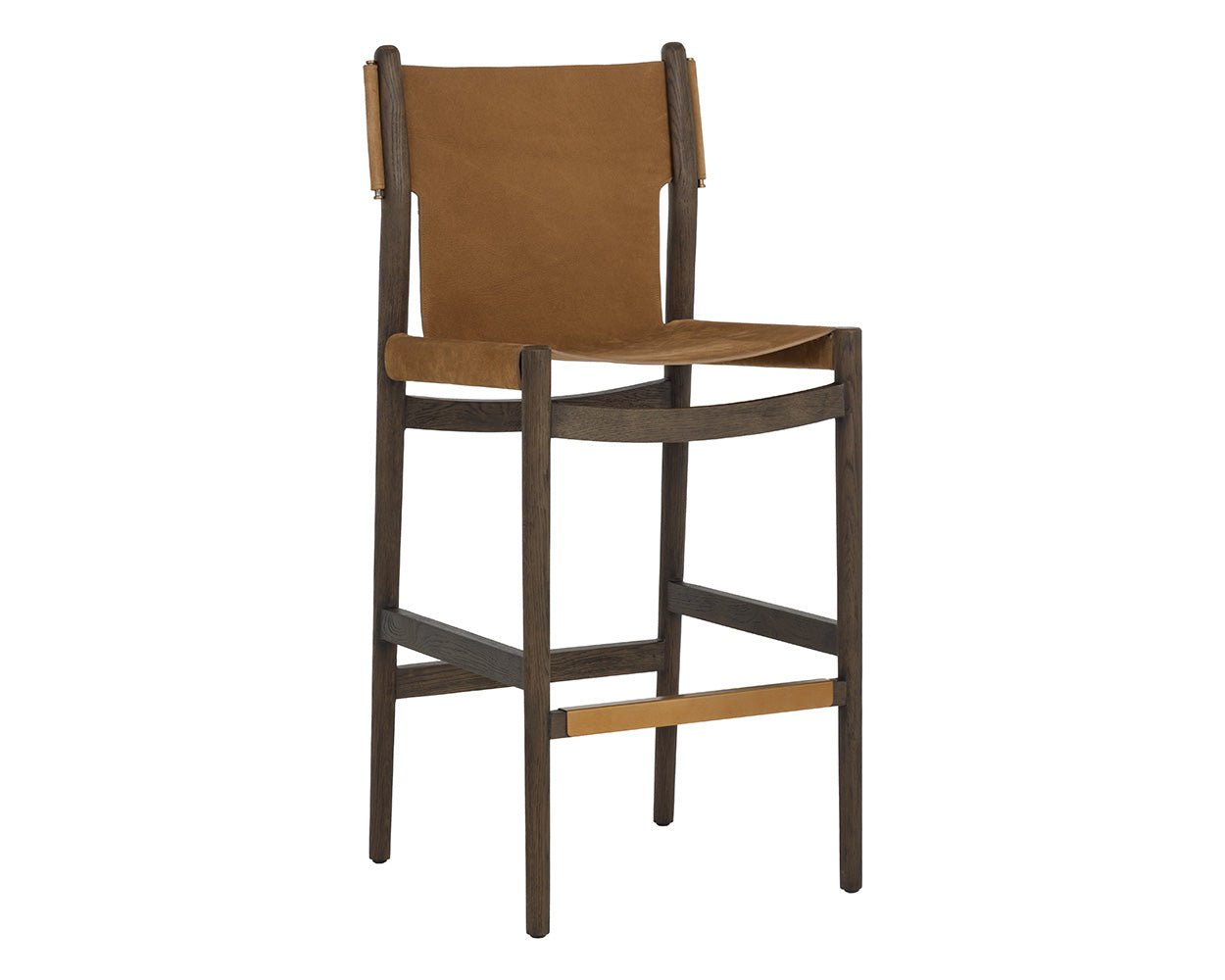 Argus Barstool Nubuck Caramel - Image 3