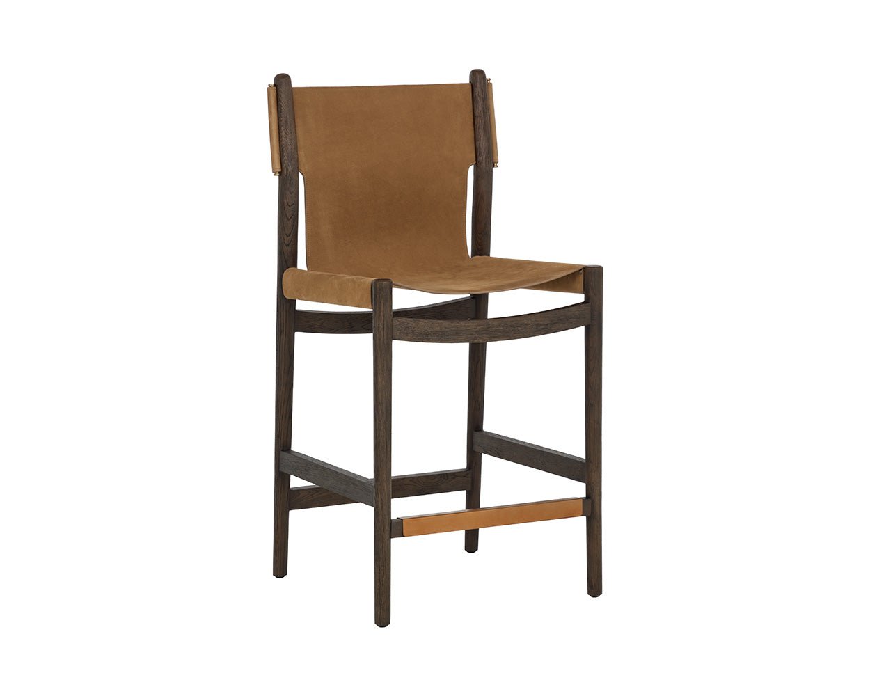 Argus Counter Stool Nubuck Caramel - Image 3
