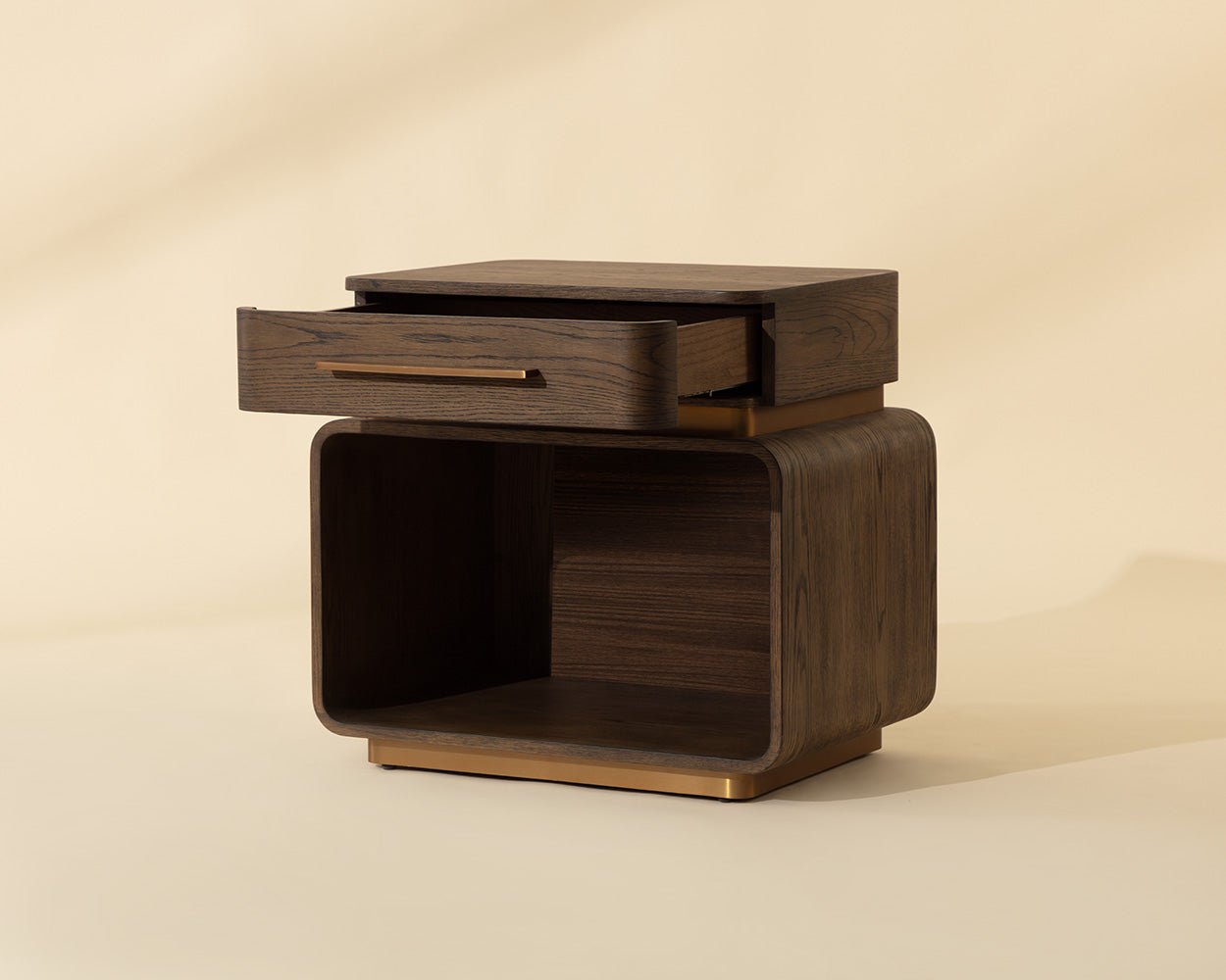 Taro Nightstand Brown - Image 3