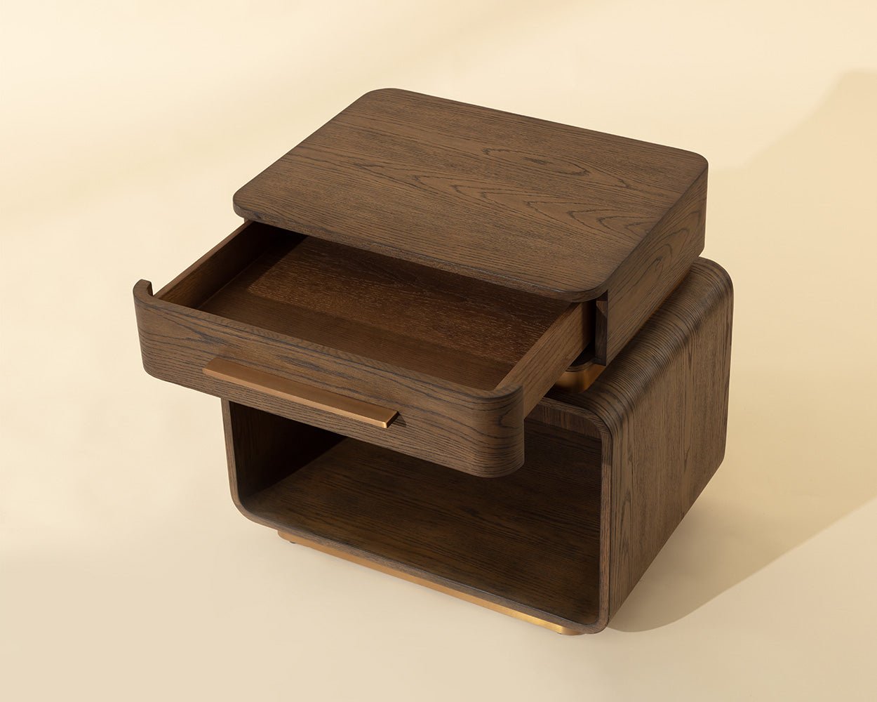 Taro Nightstand Brown - Image 4