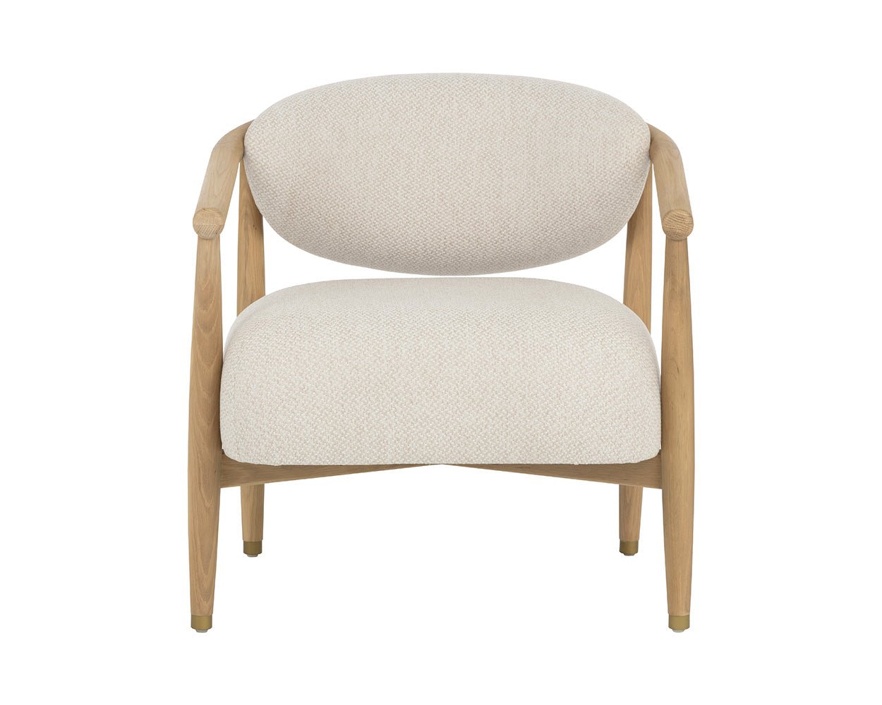 Sigrid Lounge Chair - Light Oak Monument Oatmeal - Image 4
