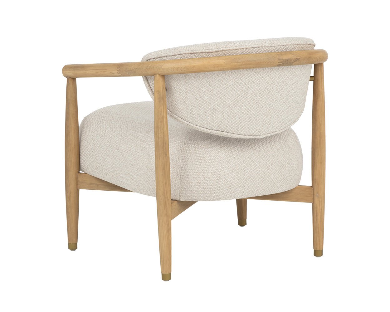 Sigrid Lounge Chair - Light Oak Monument Oatmeal - Image 6