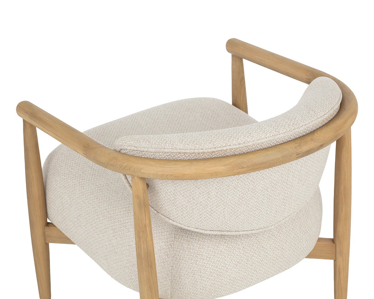 Sigrid Lounge Chair - Light Oak Monument Oatmeal - Image 7