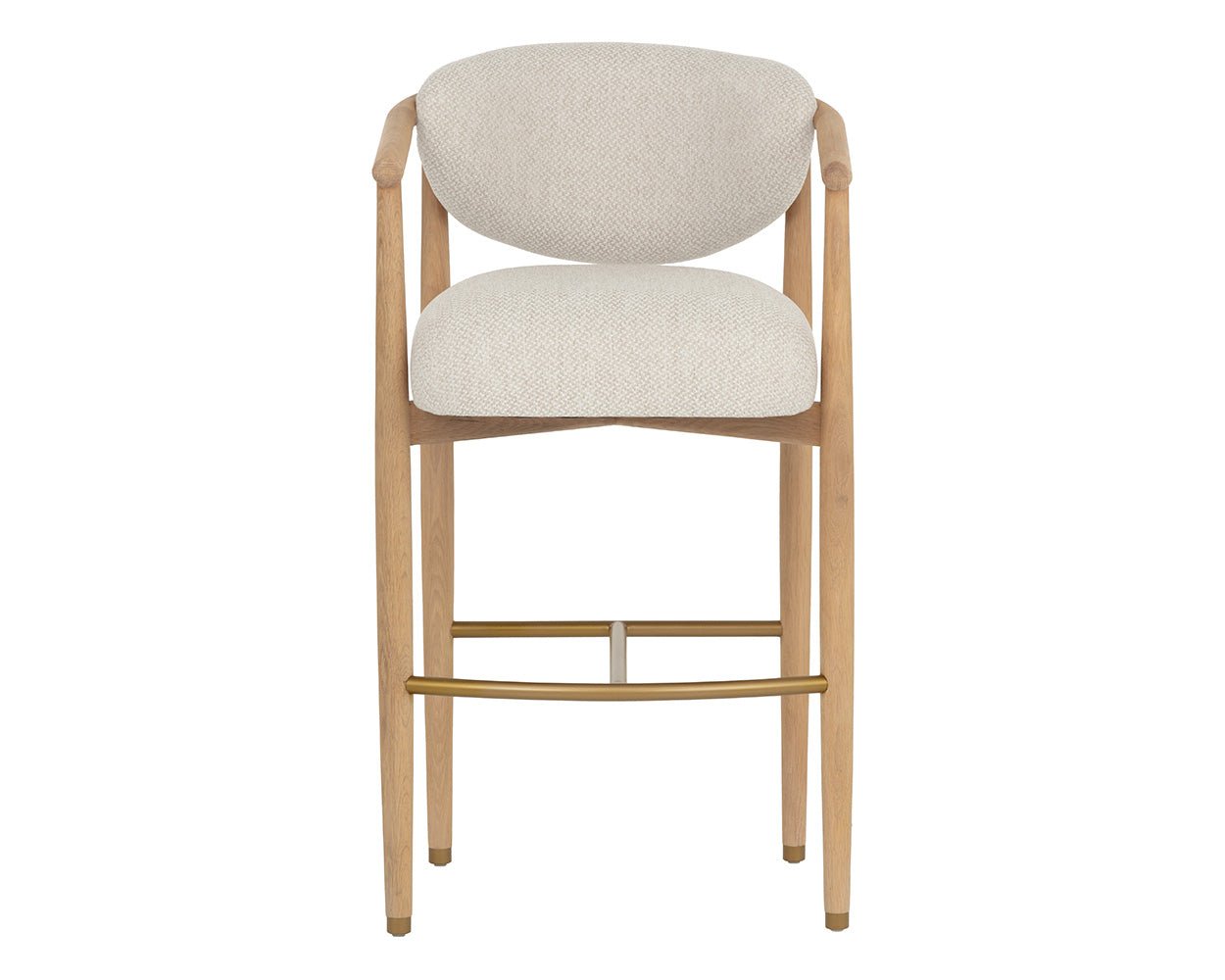 Sigrid Barstool - Light Oak Monument Oatmeal - Image 4