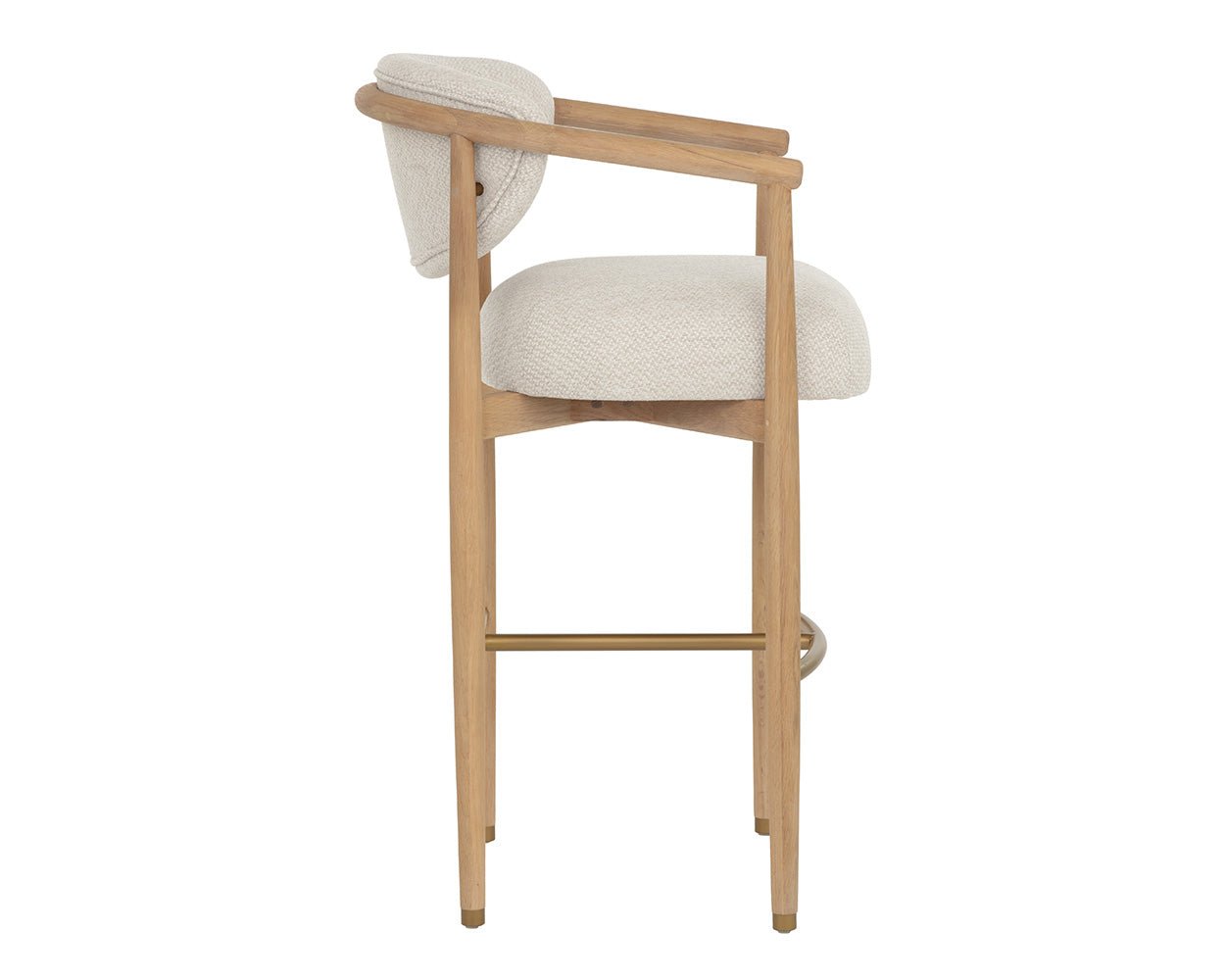 Sigrid Barstool - Light Oak Monument Oatmeal - Image 5
