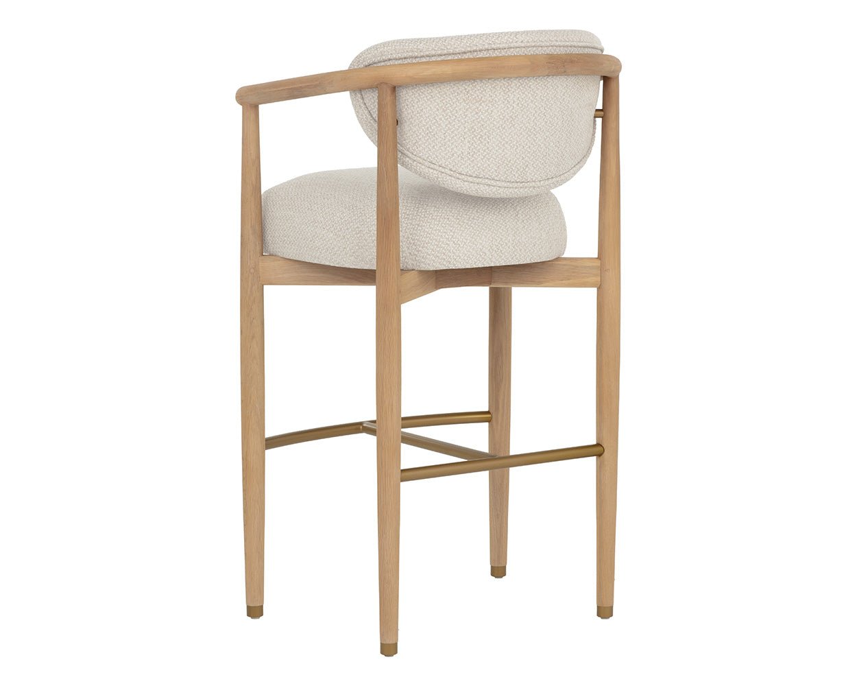 Sigrid Barstool - Light Oak Monument Oatmeal - Image 6