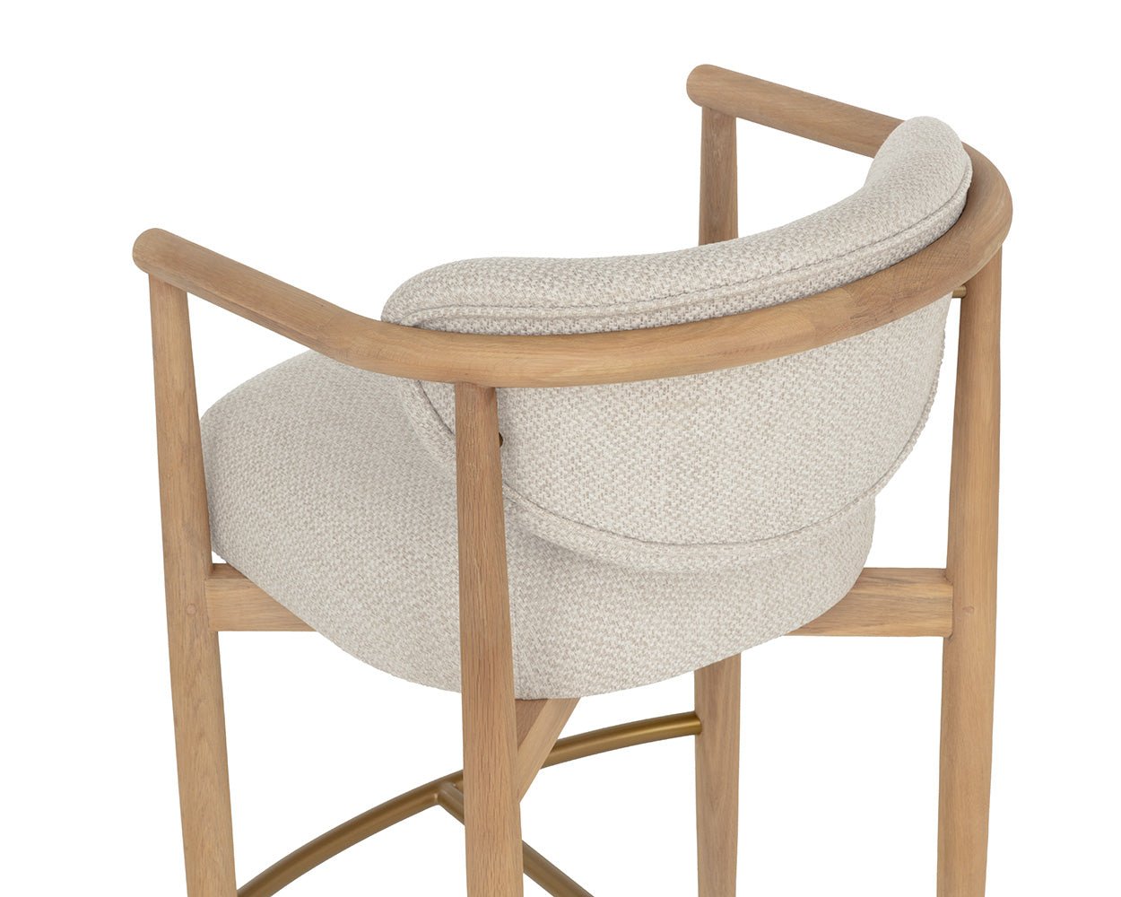 Sigrid Barstool - Light Oak Monument Oatmeal - Image 7