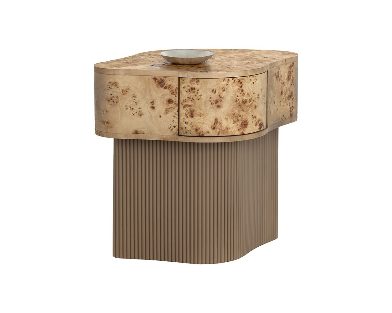 Fern Nightstand Burl Veneer - Image 5