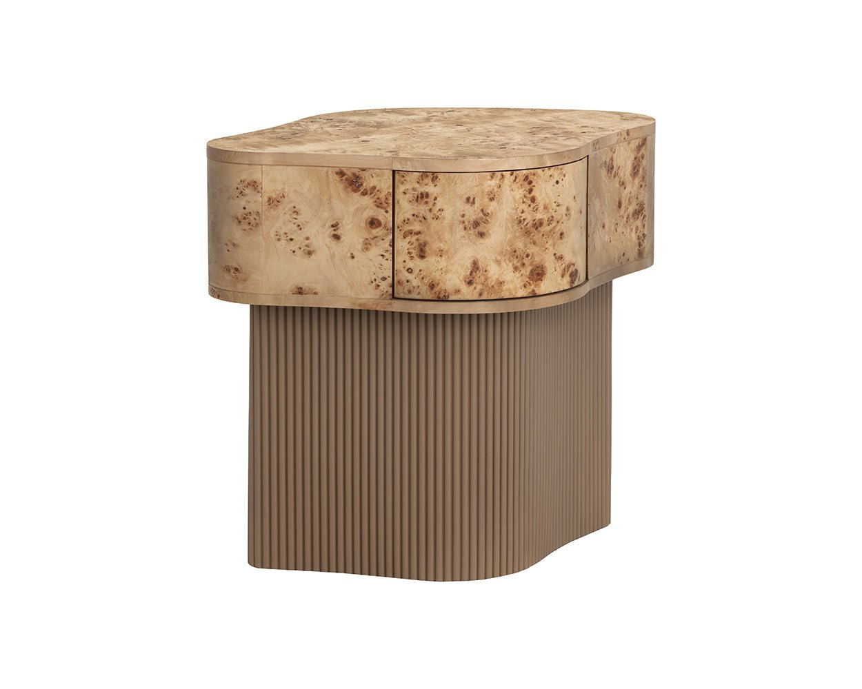 Fern Nightstand Burl Veneer - Image 6