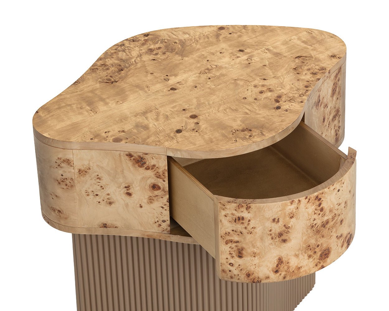 Fern Nightstand Burl Veneer - Image 10