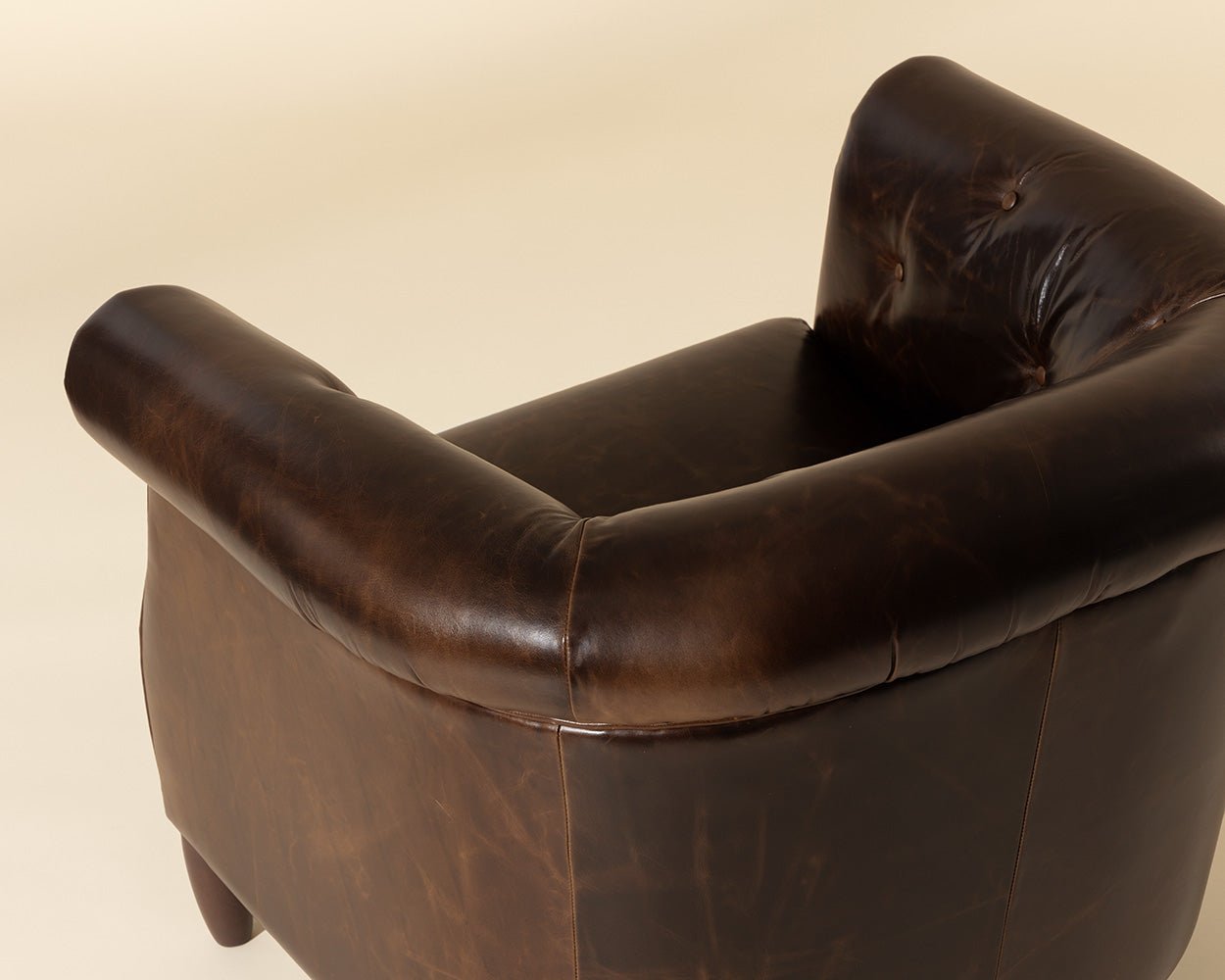 Marjorie Lounge Chair Chocolate - Image 3