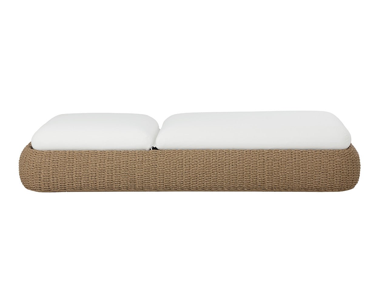 Barcelona Lounger - Natural Stinson White - Image 3